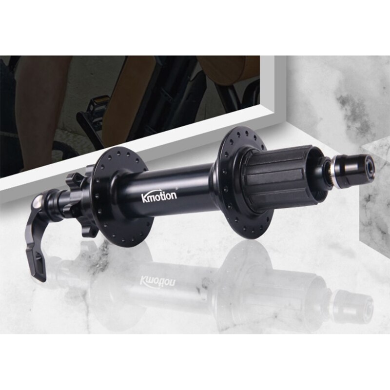 Kmotion Mountain Bike Rear Hub V-Brake Aluminum Alloy Rear Hub Cassette Hub With Quick Disassembly Inspection