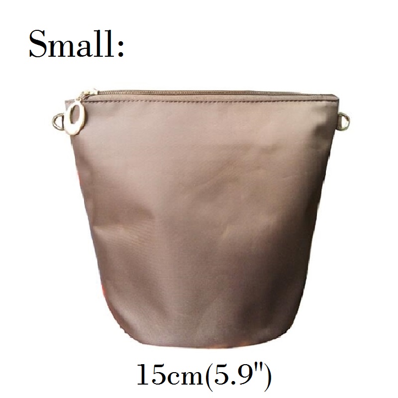 Organizer Bag for Bucket Handbag Bucket Bag Inserts (Apricot, Black, Coffee): army green