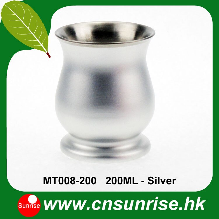 Original argentina yerba mate calabash græskar rustfri dobbeltvæg med halm yerba mate gaucho og rengøringsbørste salg