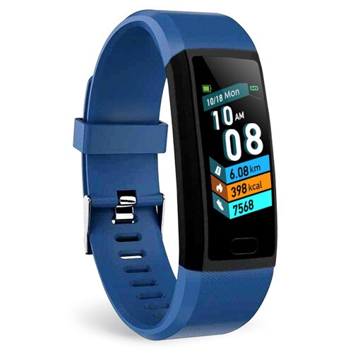 118 Plus Smart Armband Smart Uhr Fitness Tracker Schlaf Monitor Wetter Prognose Smart Armband Wasserdichte Smartband mit GPS: P03
