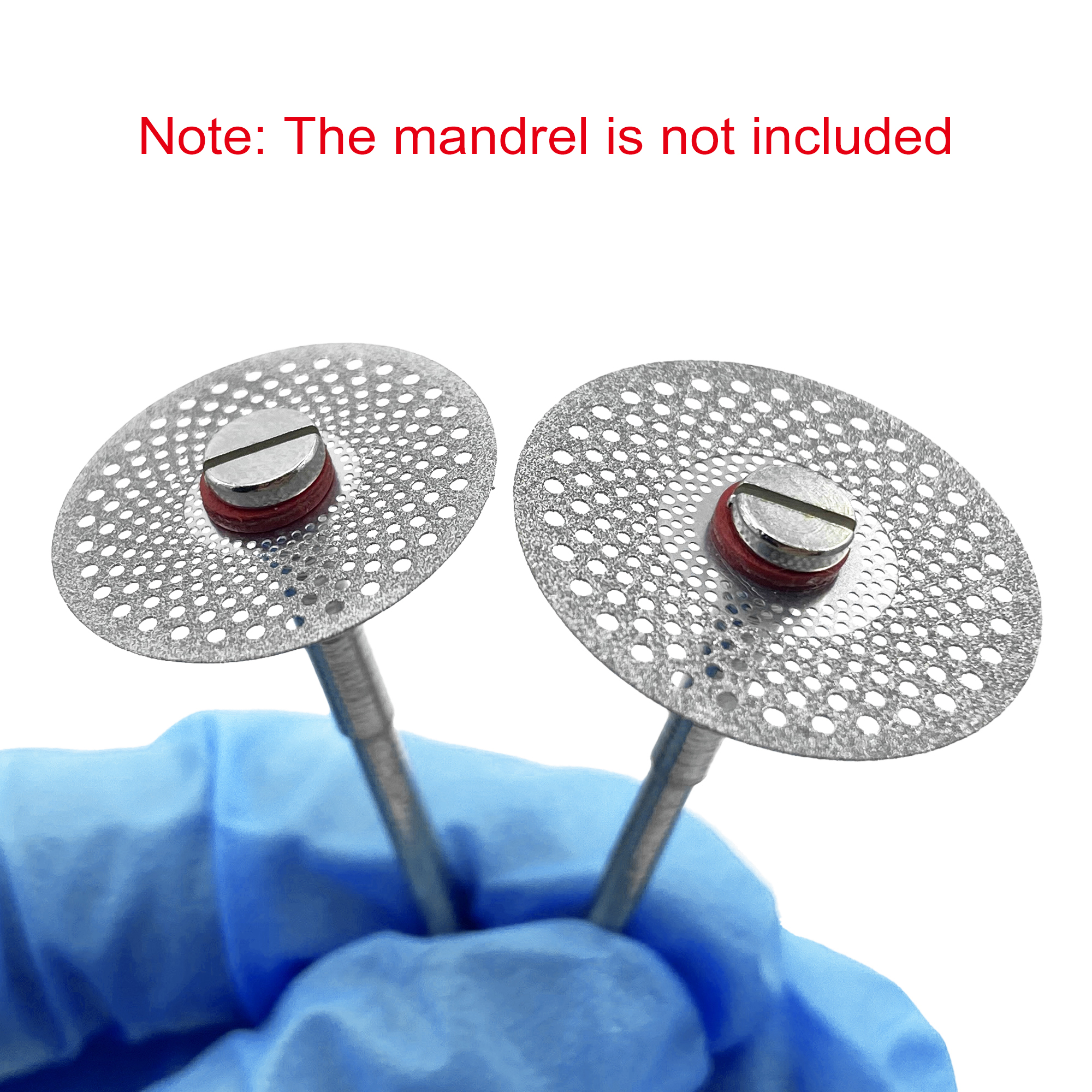Discos de diamante para pulir laboratorio Dental WellCK, disco de recubrimiento de doble cara de 0,25mm, herramienta de corte rotativa para dentista, 10 Uds.