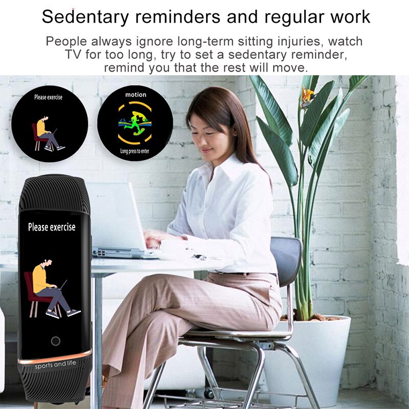 LIGE Inteligente Relógio Do Esporte Das Mulheres de Saúde Pressão Arterial Pulseira Monitor de Freqüência Cardíaca Inteligente Atividade Rastreador De Fitness Para O Casal Relógios