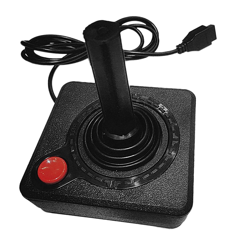 Mando de juego de para Atari 2600, mando Retro con palanca de 4 vías y botón de movimiento único: Default Title