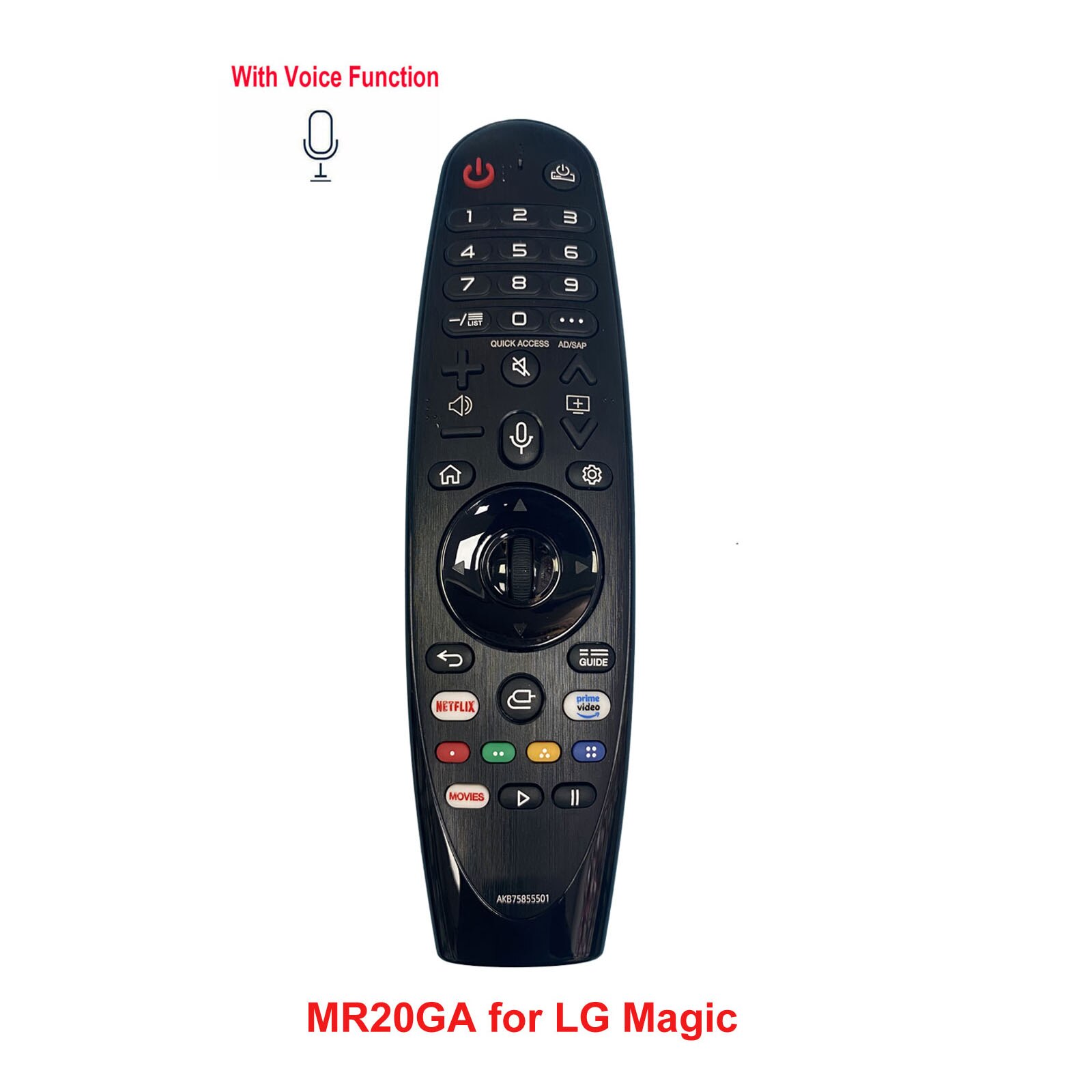 Mando a distancia para televisor LG, Control remoto mágico de TV Original/copia por voz, AN-MR18BA, AN-MR19BA, MR20GA, AN-MR600,: MR20GA Original