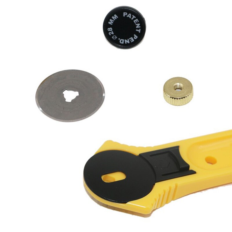 Titanium Coated Rotary Cutter Patchworks Cutter Voor Doek Papier Fiber Film Lederen Tapijt Hfing
