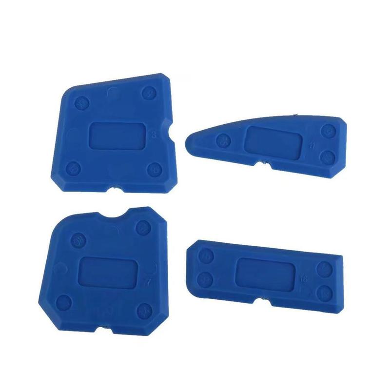 4/6 stuks kitgereedschap glas raam deur tegelgereedschap cement cement siliconen gereedschap schraper kit verwijdering schraper kit spatel  z7 a 6: 4 stuks