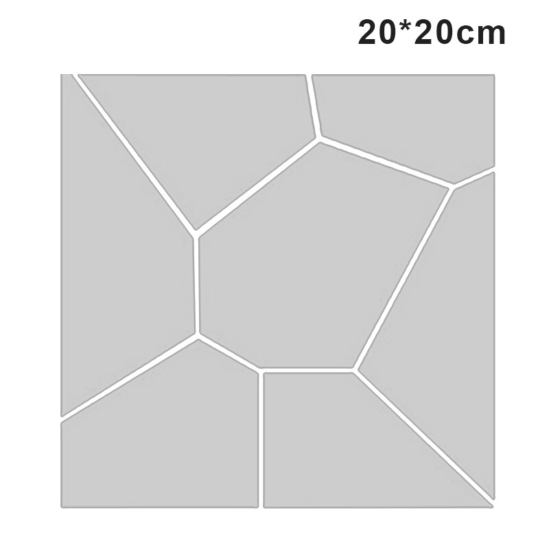 Pegatinas de espejo 3D para pared, pegatinas geométricas removibles, DIY TV de fondo, decoración de la habitación del hogar, YE: Plata / Pequeño