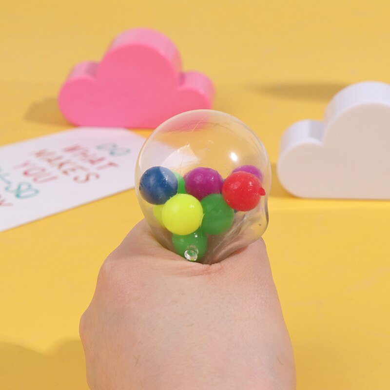 Anti Stress Gesicht Reliever Bunte Ball Autismus Stimmung Squeeze Relief Gesunde Spielzeug Lustige Gadget Vent Spielzeug Kinder Weihnachten