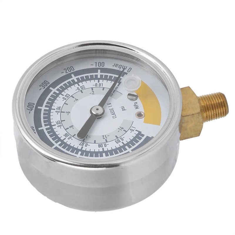 Strong G1/4in Pressure Gauge Pressure Gauge Pressure Changes for Home Measurement Water Gage Measure Air Pressure Measure