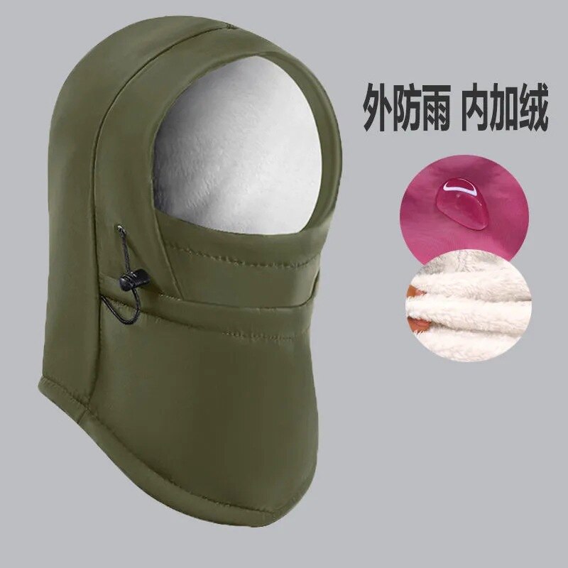 Masque facial complet pour moto, imperméable, pour Motocross, cyclisme, casquette de motard, casque pour hommes, hiver