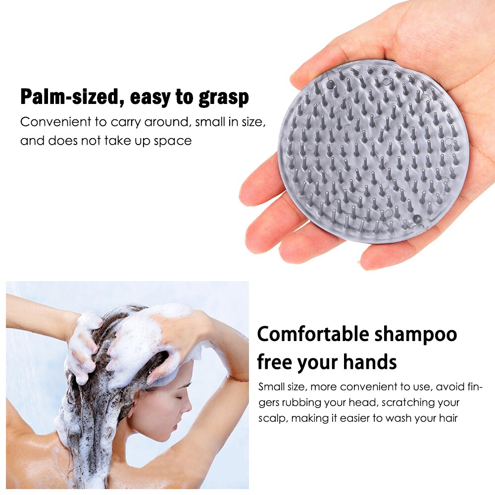 Shampoo brush scalp massage comb head massage brush -itch brush baby bath wipe Comb Shower Bath Brush