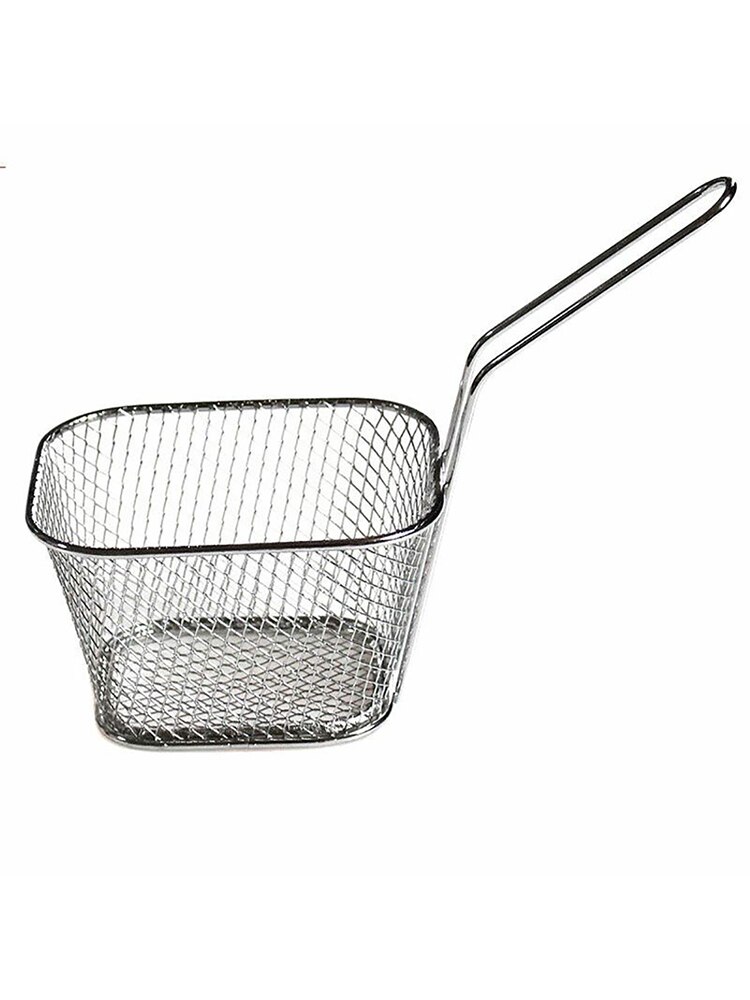 Stegenet rund kurv si frites mini kurv stege hjemmekøkken stegt mad tilberedning værktøj