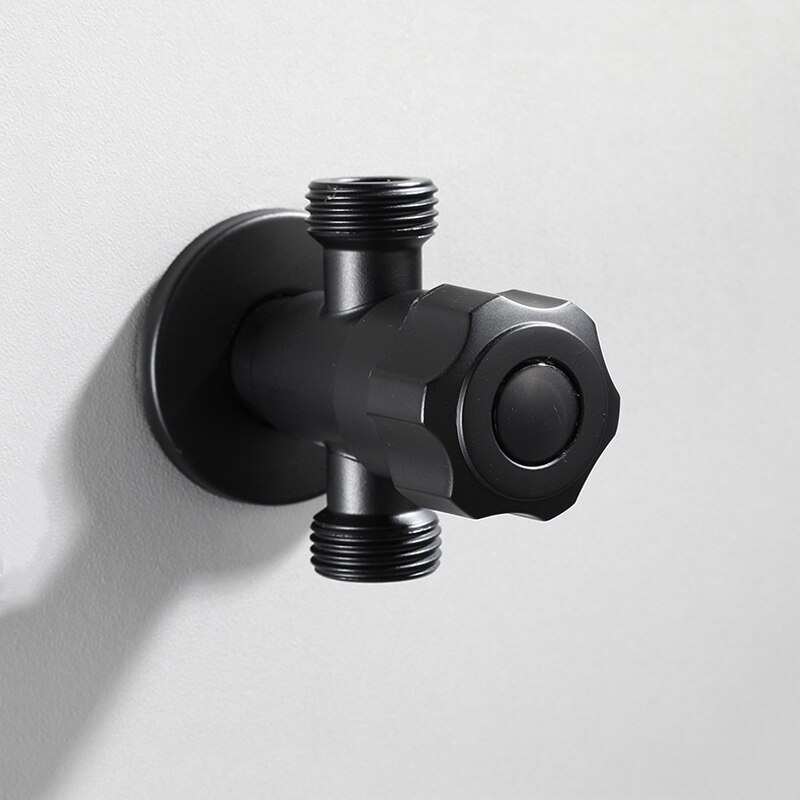 Stainless Steel Angle Valve G1/2 Thread Valve Cold Water Valve Bathroom Connector for Toilet Basin Water Heater Accessories: 04