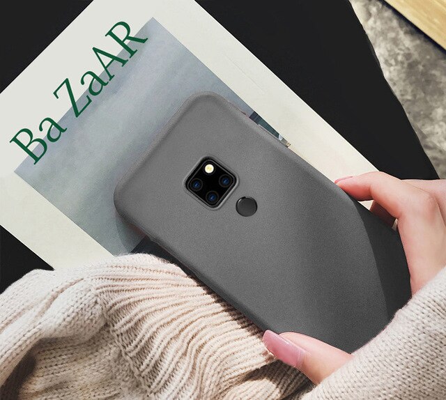 For Xiaomi Pocophone X3 NFC Case Luxury Frosted Sand Soft TPU Silicone Cover Cases For Poco F2 Pro X 3 NFC Shockproof Fundas: For Poco F2 Pro / Gray