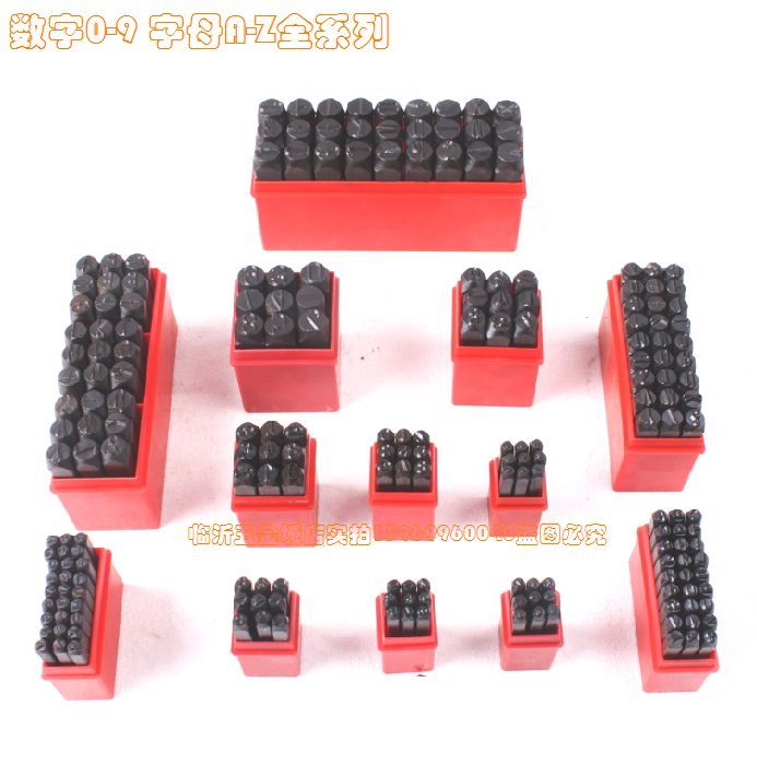 Letter Number Stamp Punch Set Hardened Steel Metal Wood Leather Steel Punch Alphabet Letter Number Tool Leather craft Stamp
