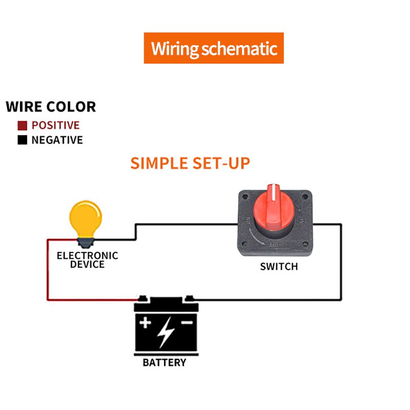 Motocykl 12V czerwony przycisk odcięcie akumulatora wyłącznik zasilania zmodyfikowany odłącznik izolatora wyłącznik izolatora obrotowego