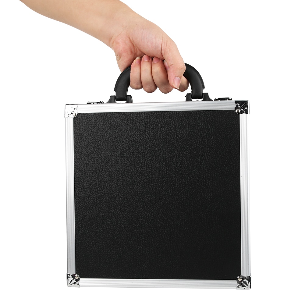 Billiard Storage Snooker Box Pool Balls Carrying Case For Billiard Accessory with Carry Handle Black