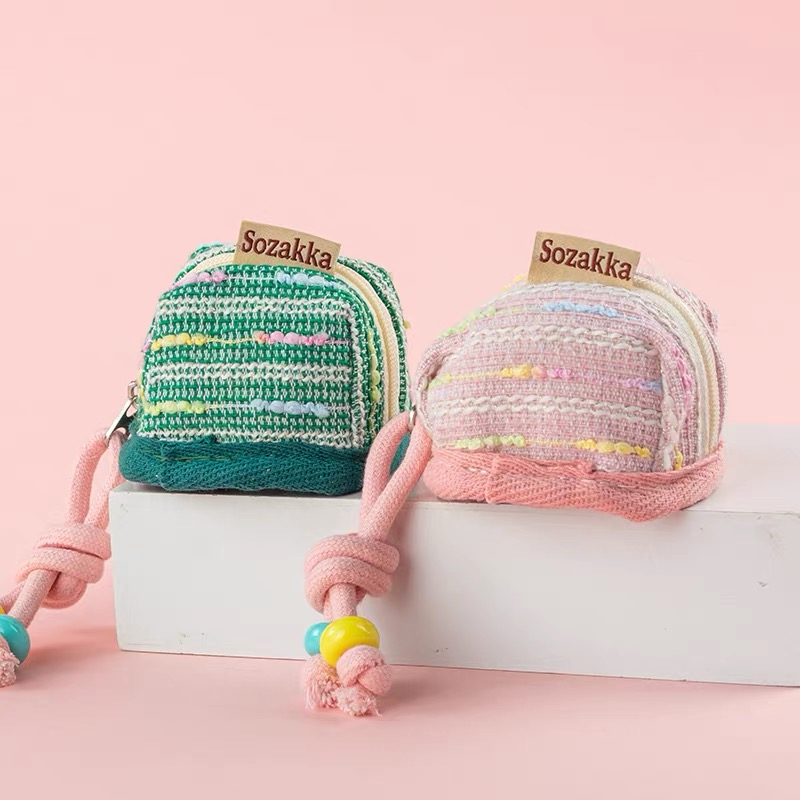 Śliczne przenośne etui na słuchawki Mała portmonetka na monety Biżuteria Mini torba do przechowywania Kobiety Dziewczyny Etui Kawaii Torba podróżna Dekoracje