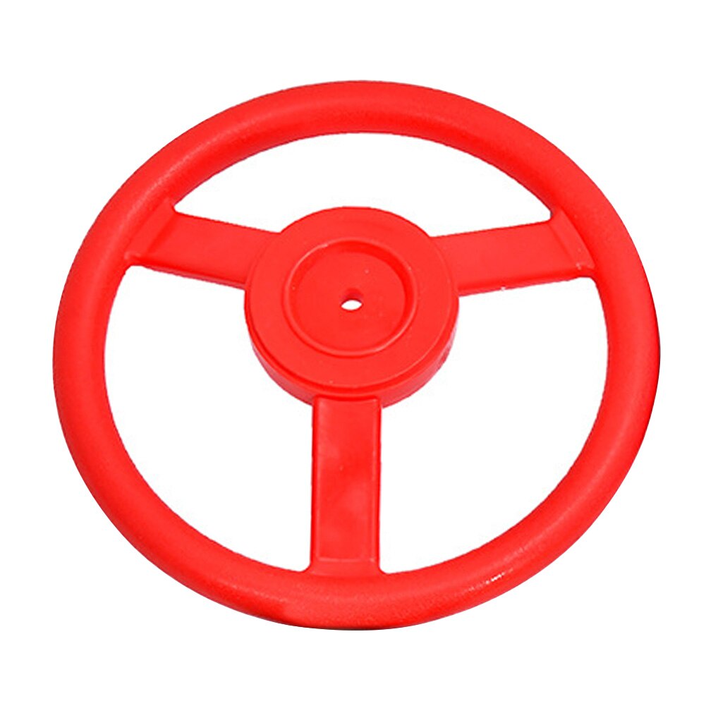 Outdoor Kids Speelgoed Piraat Wiel Swing Accessoire Installeren Tuin Klimrek Pretpark Lichtgewicht Fun: Rood