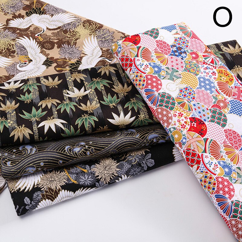 5 pçs estilo japonês tecido de pano algodão retalhos bebê acolchoado roupa costura artesanato diy material bordado acessório: O