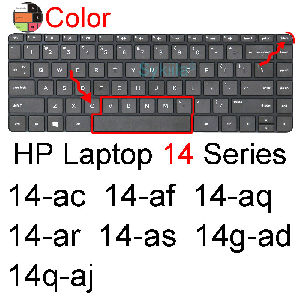 Keyboard Cover for HP Laptop 14 14t 14-ep 14-em 14-eg 14-fr 14-fq 14-dq 14-dr Essential 14g 14s 14z Silicone Protector Skin Case: Yellow