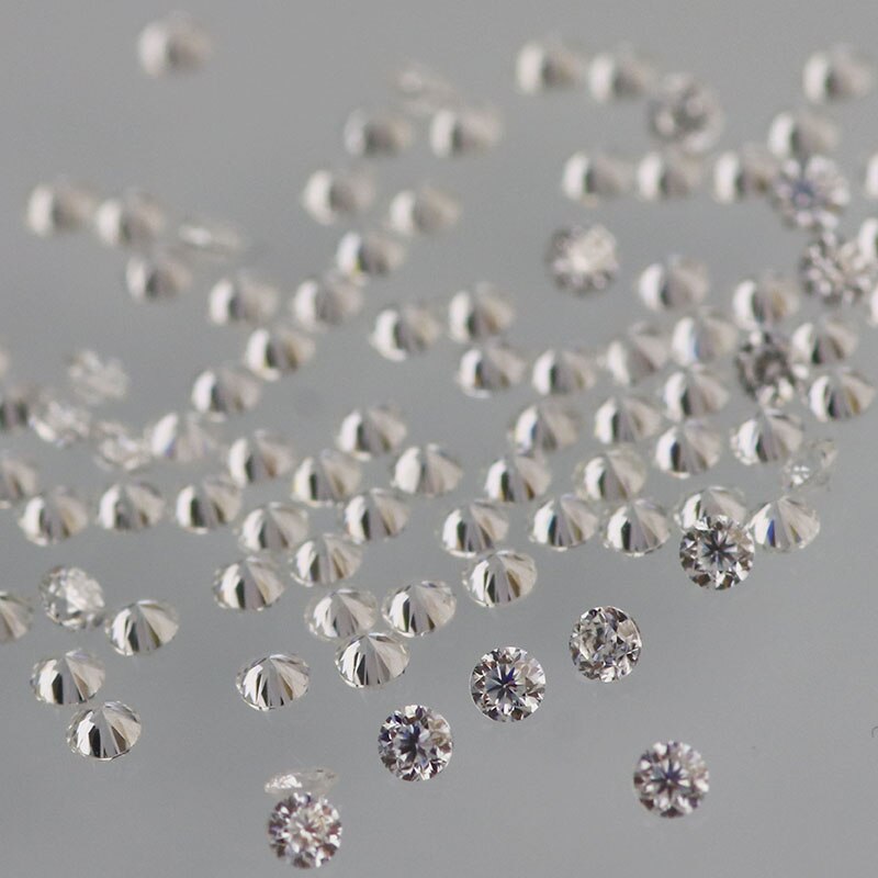 Provence sieraden losse edelstenen melee moissanite-achtige diamanten kleine maat ef kleur bijna 0.035ct*28 stuks/verpakking fijnste