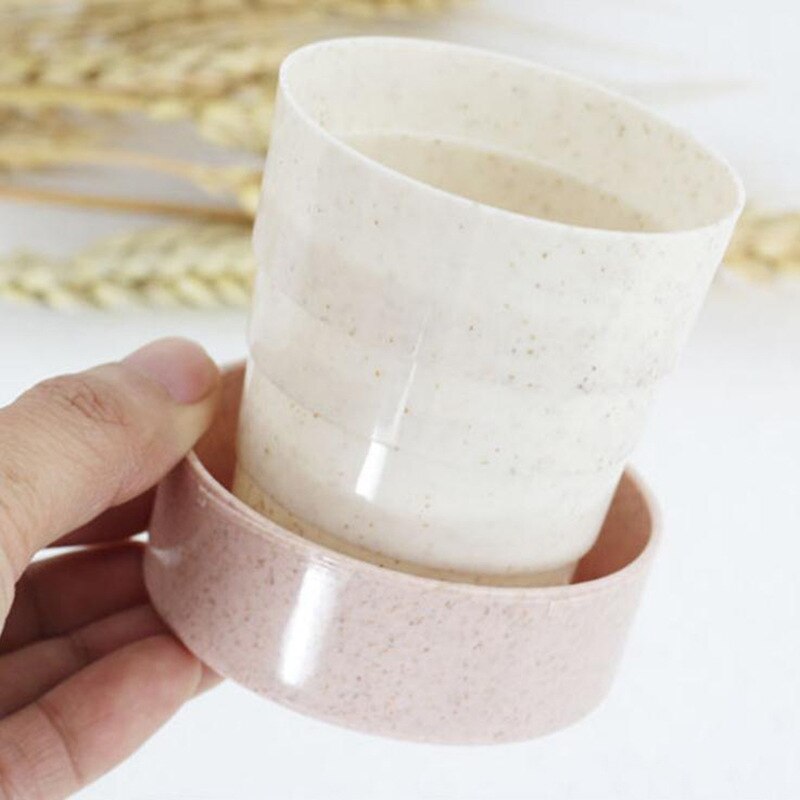 4- kleuren intrekbare opvouwbare beker intrekbare opvouwbare reisbeker outdoor sportbeker campingdrank 130ml