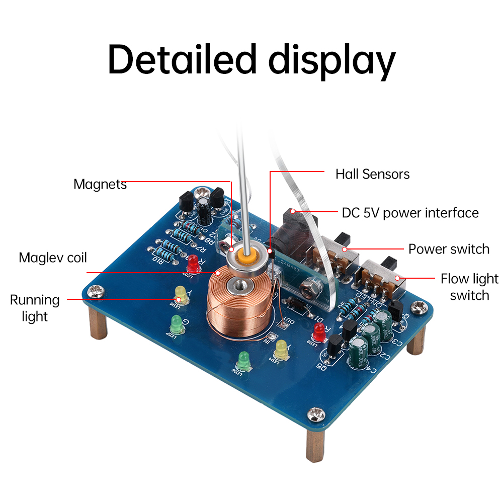 DC5V Elektronische Swing Kit Elektromagnetische Swing Onderwijs Circuit Productie DIY Lasset Losse Training Lassen Oefening Onderdeel