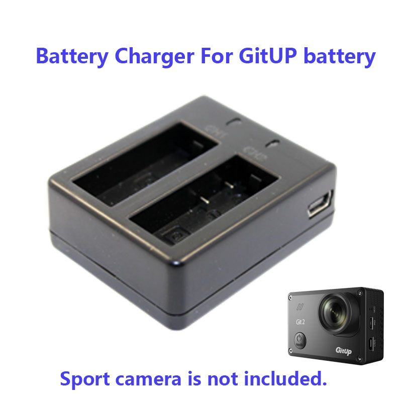 GitUP Git2 Sport Camera 950mAh Backup Rechargable Li-on Battery Charger For DV AC Adapter
