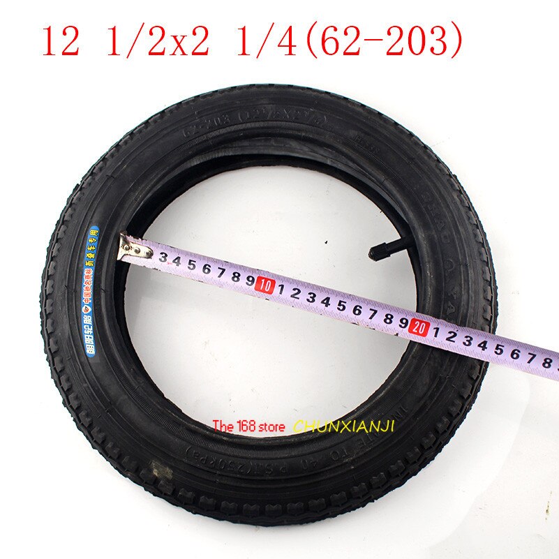 Maat 12 1/2X2 1/4 (62-203) band Past Veel Gas Elektrische Scooters 12 Inch Buis Band Voor ST1201 ST1202 E-Bike 12 1/2*2 1/4