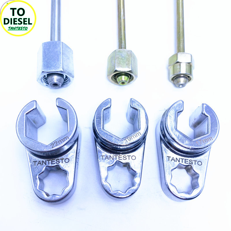Alta Pressão Tubulação Remoção Instalar Chave Octogonal Soquete 17mm 19mm 22mm Nitrogênio e Oxigênio Sensor Repair Tool