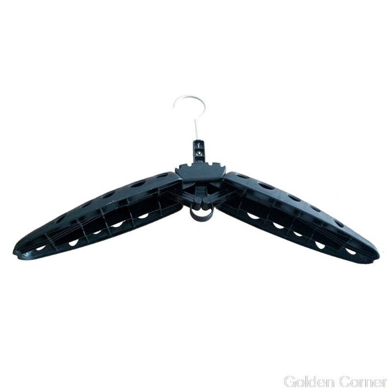 Colgador de traje de neopreno plegable, secado rápido, con ventilación, multiusos, para surfear, bucear, trajes húmedos, Au10 20,: Negro