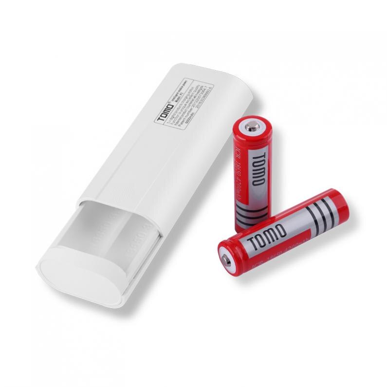 TOMO P2 USB Li-ion Intelligent Battery Charger DIY Mobile Power Bank Case Support Dual 18650 Batteries and Outputs for Phone