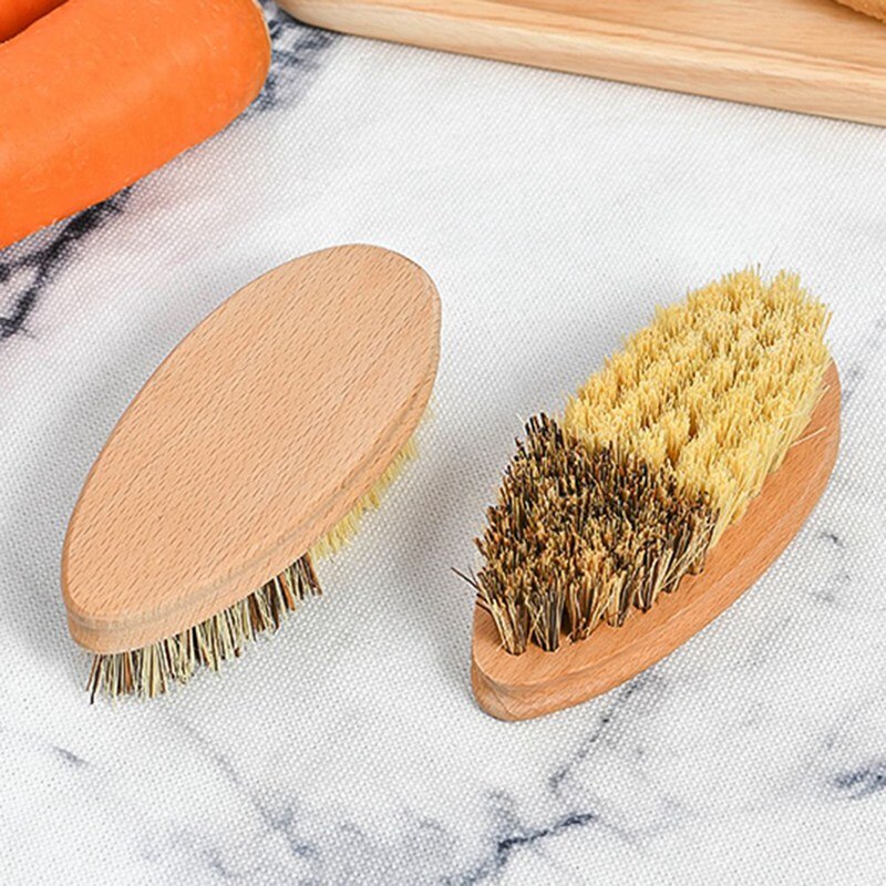 Di Palma da cocco Patata pelapatate Frutta Verdura Spazzola per La Pulizia facile Spazzola di Pulizia Carota Zenzero Pelapatate Da Cucina gadget