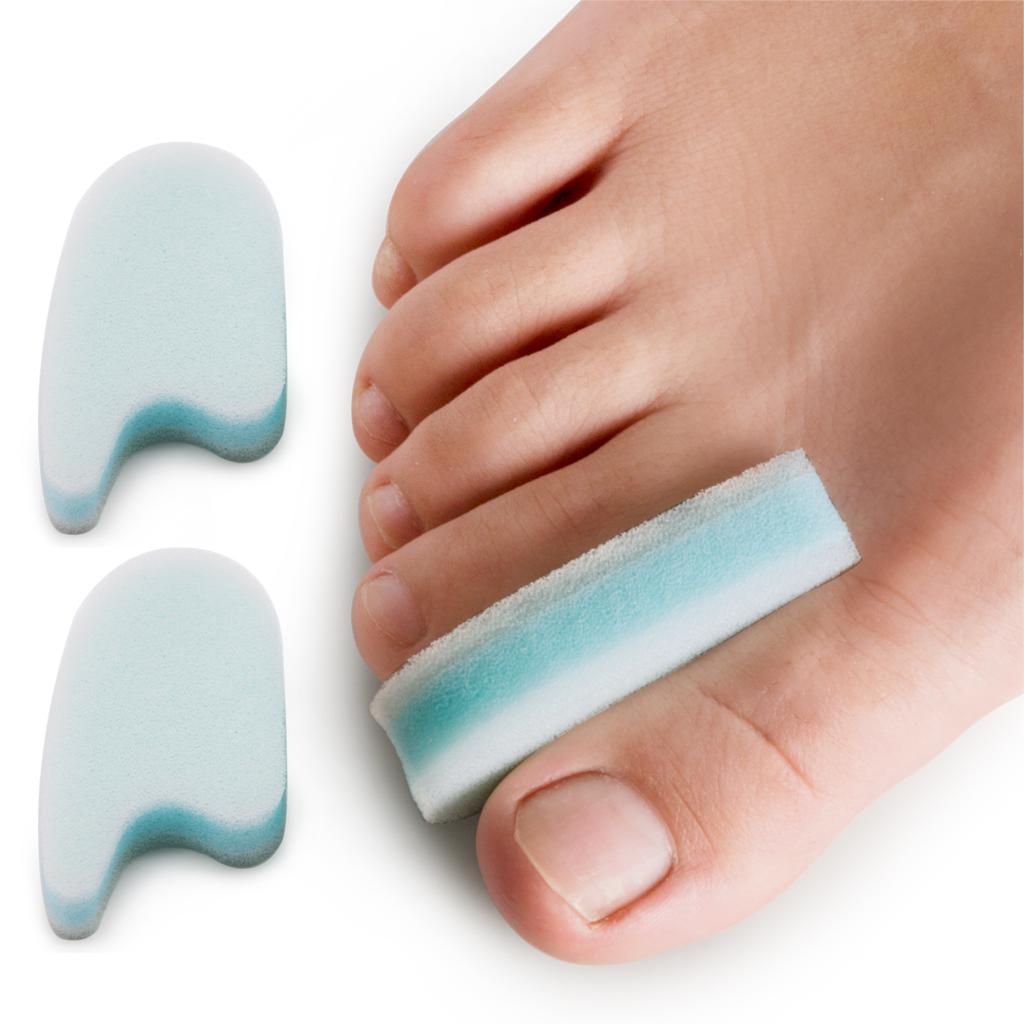 2pcs Foam Sponge Toe Separator 3 Layer Toe Spacers for Align Toes And Prevent Corns And Hammer Toe Relief Foot Care Tool C1655