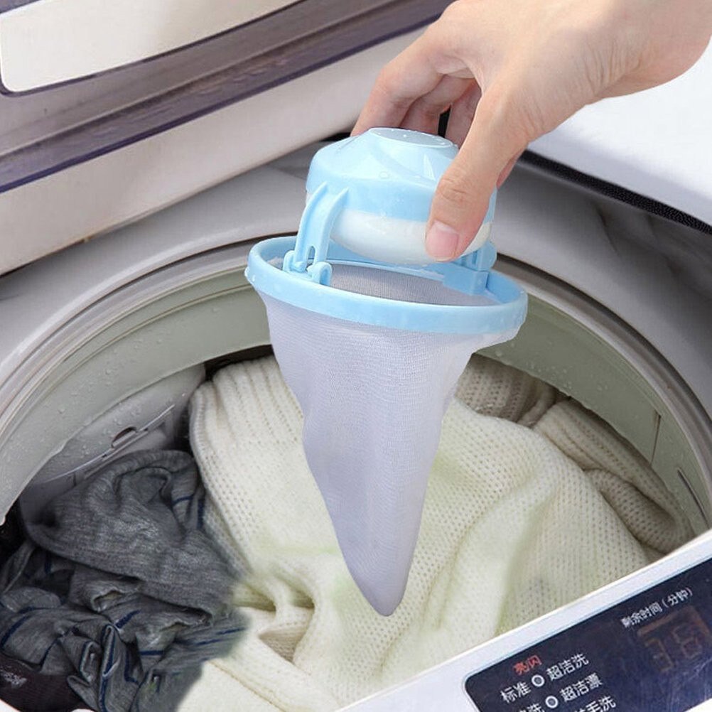 Wasmachine Accessoires Thuis Zwevende Pluisjes Haar Catcher Mesh Pouch Wasmachine Wasserij Filter Zak Wol Opslag