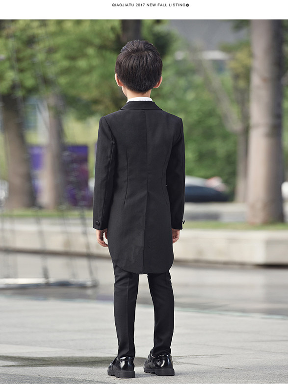 Costume de mariage formel pour bébé garçon, 1-10T, pour -né, fête de baptême, smoking de noël, 5 pièces: manteau, chemise, nœud papillon, pantalon