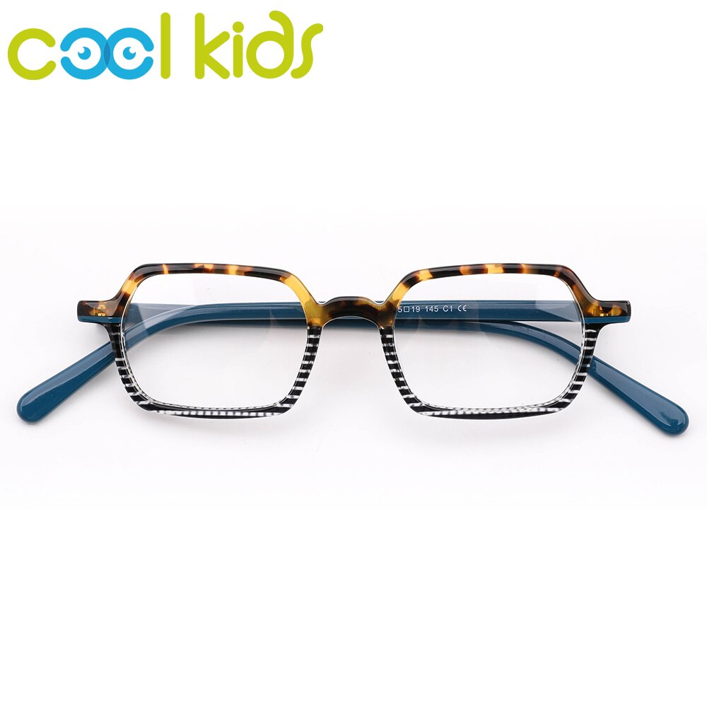 COOL KIDS Eyeglass Frame Optical Child Glass Frame amber Boy Girl Myopia/Reading Glasses Frame Kids Prescription Glasses Frames: WK4005C1