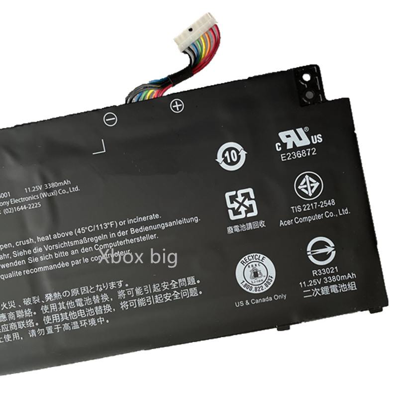 AP16A4K Laptop Batterie Für Acer schnell streben 11 AO1-132 SF113-31-P865 SF11 Ne132 N16Q9 KT. 00304,003 11,25 V 3770mAh