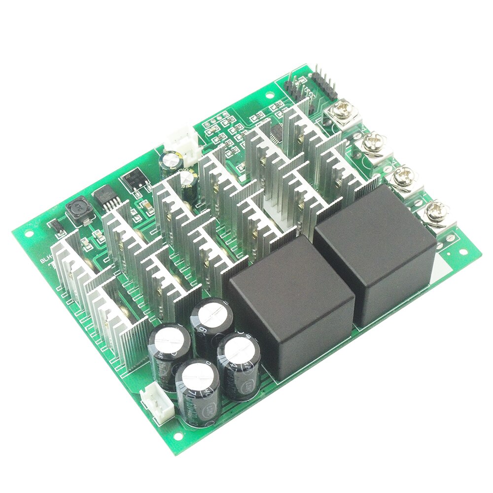 DC 12V 24V 36V 48V 60A 3000W PWM DC Motor Speed Control Controller Programable HHO RC Control w/ Forward Reverse Switch