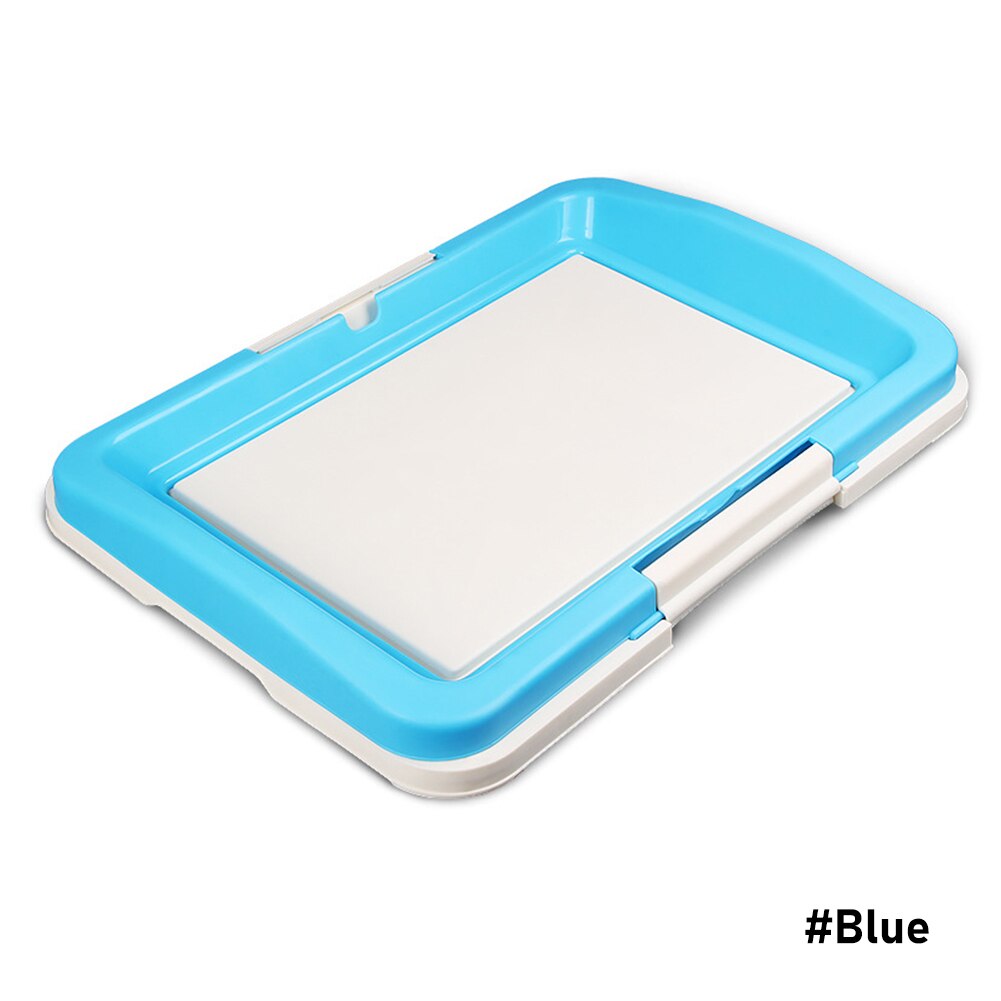 Portable Dog Training Toilet Indoor Dogs Potty Pet Toilet For Dog Cats Washable Cat Litter Box Puppy Pad: Blue