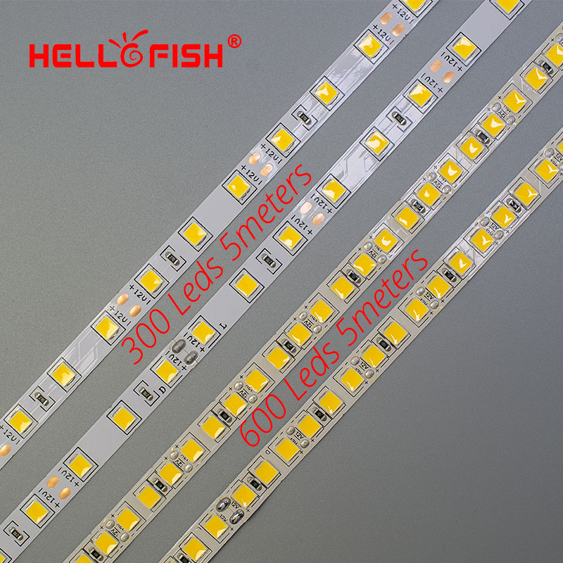 LED Strip Licht LED tape backlight 12V 5m 600 LED 5054 300 LED strip keuken wit warm wit