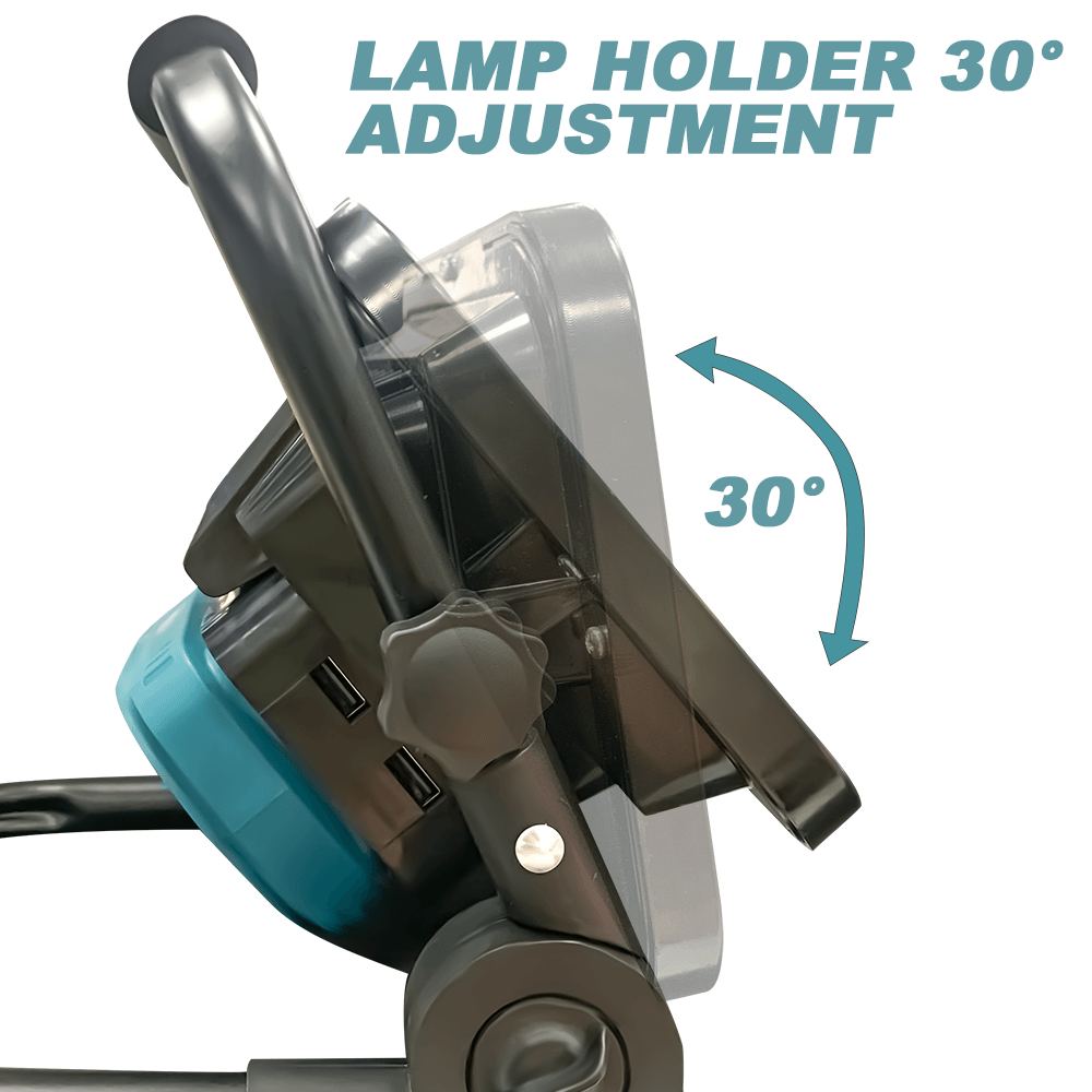 4 Zoll 48 LED Dual USB Winkel verstellbar kabelloses Arbeitslicht draussen Taschenlampe Camping Lampe Notbeleuchtung Scheinwerfer