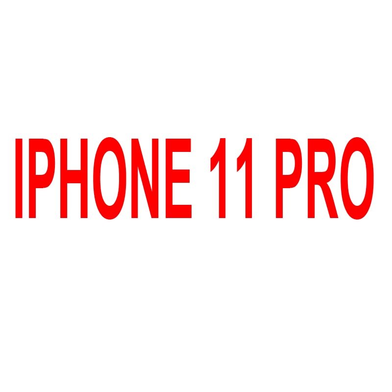 Glas Gehard Voor Iphone 11 Xi 11 Pro Xi Pro 11 Xi Pro Screen Protector: Iphone 11 Pro XI Pro