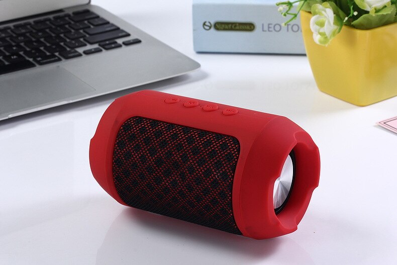 Muziek Draagbare Mini Bluetooth Speaker Draadloze Hifi Luidspreker Subwoofer Luidspreker Audio Ondersteuning Tf Aux Usb: Geel