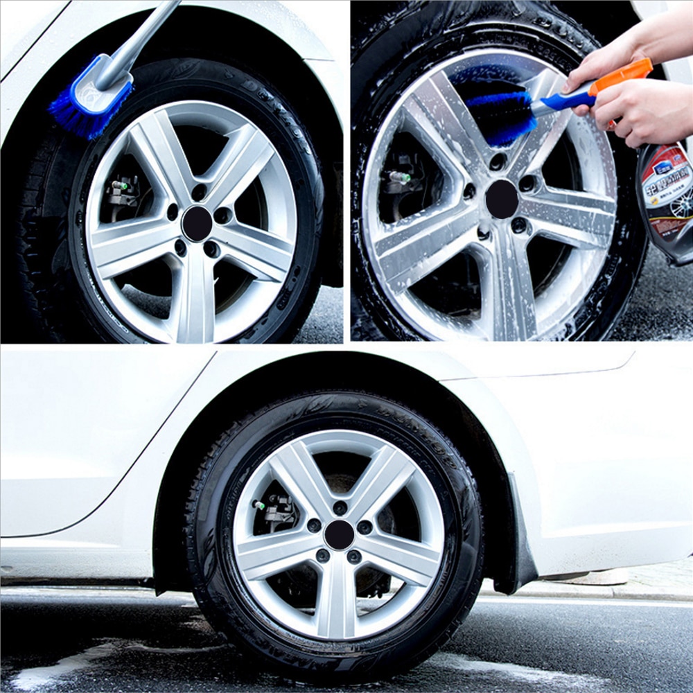 Leepee bil detaljer bilvask værktøj dæk rengøring børste bil hjul børste