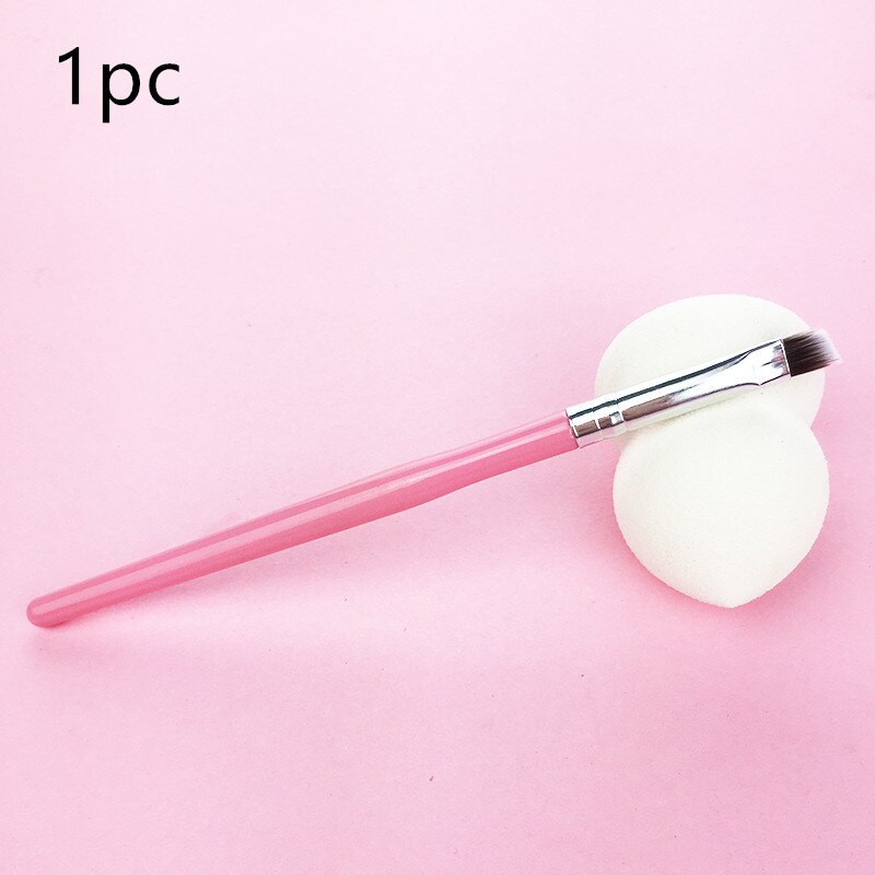 3Pcs Roze Rij Puntjes Dot Builder Platte Schilderij Kristal Carving Uv Gel Nail Art Acryl Polish Tips Pen Borstel manicure Tools Set: 1pc Pink