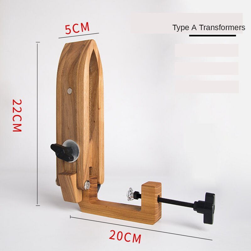 De cuero de madera pinza para coser a mano hecho a mano artesanía de cuero herramientas de bricolaje de madera Clip cartera Bolsa 6 tipos: 4