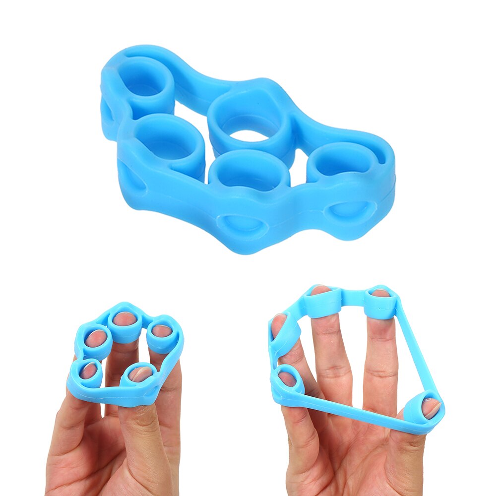 1Pc Silicone Finger Stretcher Hand Resistance Band Finger Strength Trainer Strengtheners for Rock Climbing Fitness Exercise