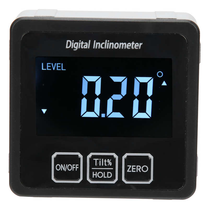 Digital Angle Measuring Device LCD Screen Digital Angle Finder Gauge Digital Inclinometer Protractor with Magnet